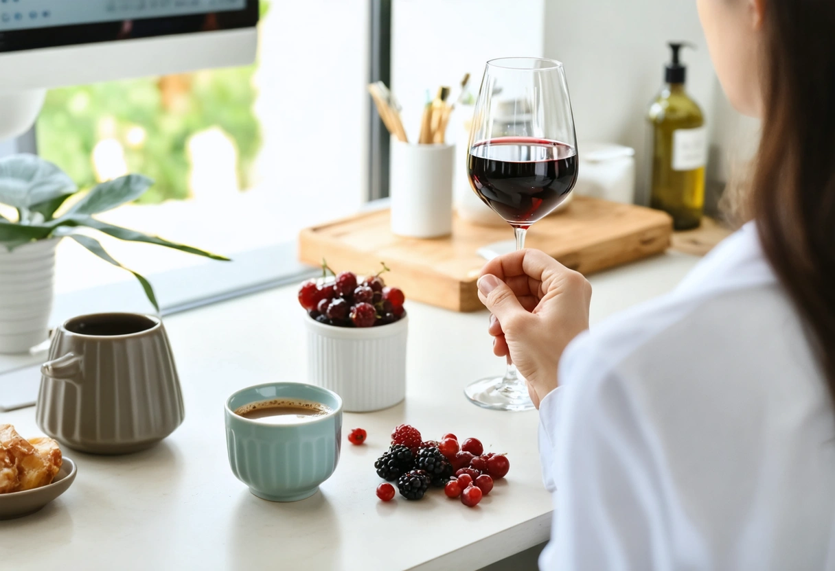 Dentist explains everyday stain causes with coffee, wine, tea, and berries